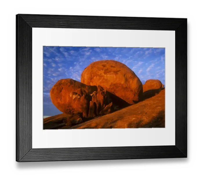Framed Print : AUSTRALIA, Northern Territory, Devils Marbles Framed Print : AUSTRALIA, Northern Territory, Devils Marbles
