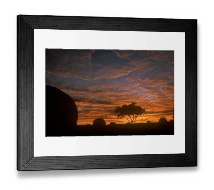 Framed Print : AUSTRALIA, Northern Territory, Devils Marbles Framed Print : AUSTRALIA, Northern Territory, Devils Marbles