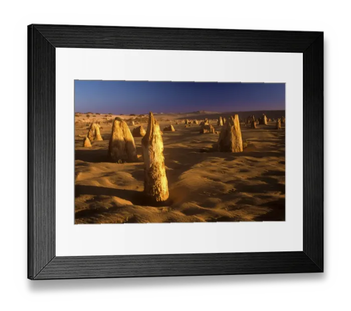 Framed Print : AUSTRALIA, Western Australia, Pinnacles Desert Framed Print : AUSTRALIA, Western Australia, Pinnacles Desert