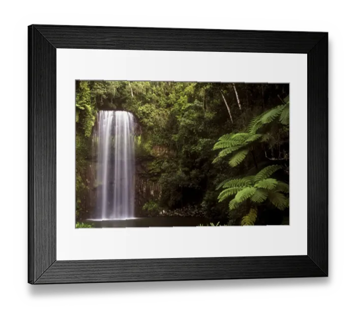 Framed Print : AUSTRALIA, Queensland, Millaa Millaa Falls Framed Print : AUSTRALIA, Queensland, Millaa Millaa Falls