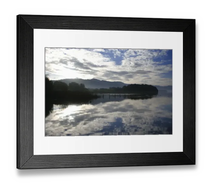 Framed Print : ENGLAND Cumbria Lake District National Park The surrounding woodland mountain