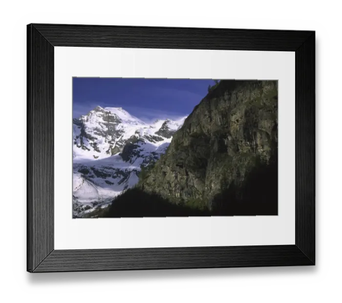 Framed Print : ITALY, Valle d Aosta, Gran Paradiso National Park