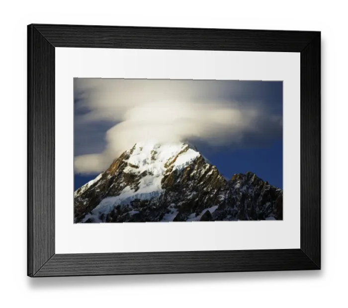 Framed Print : New Zealand, Canterbury, Mt Cook National Park