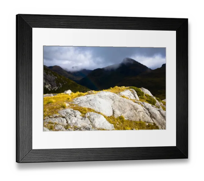 Framed Print : New Zealand, Southland, Fiordland National Park
