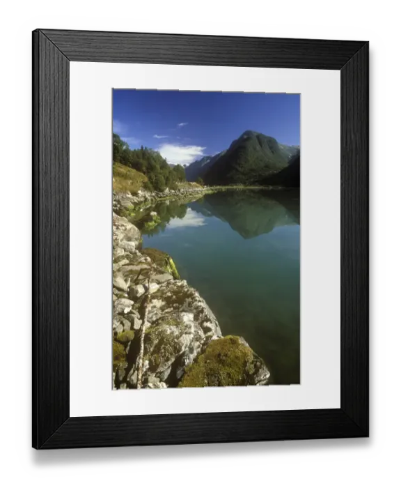 Framed Print : NORWAY, Sogn Og Fjordane, Fjaerland