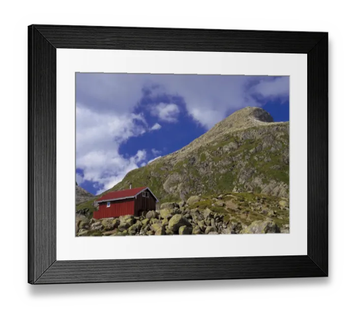 Framed Print : NORWAY, Sogn Og Fjordane, Jostedalsbreen National Park
