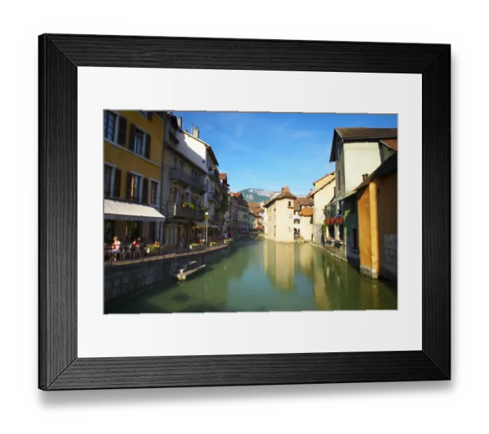 Framed Print : Thiou Canal, Annecy