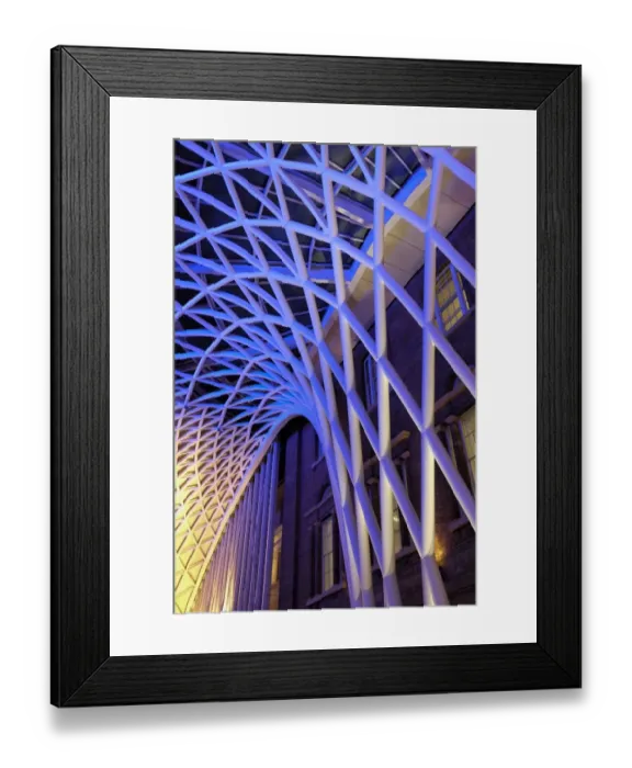 Framed Print : England, Greater London, Kings Cross Station