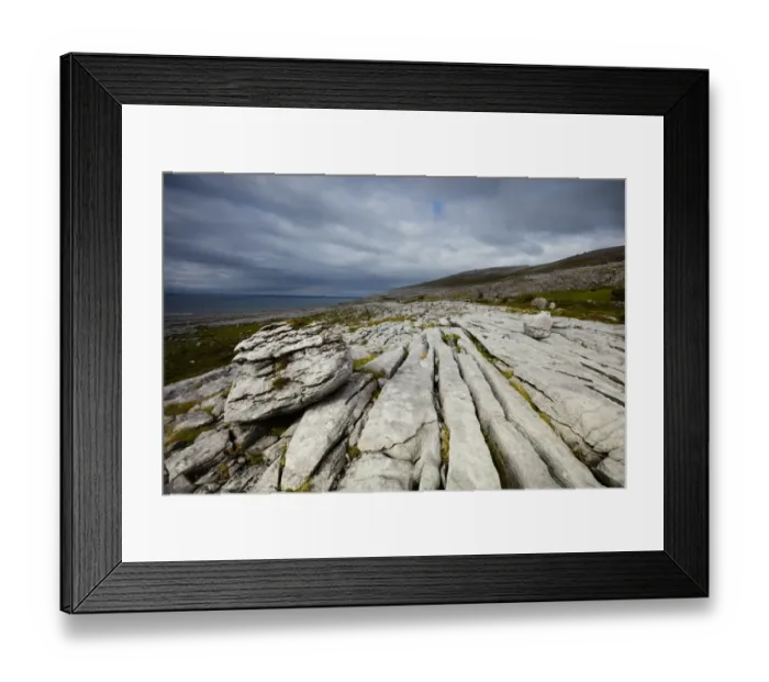 Framed Print : Republic of Ireland, County Clare, The Burren at Black Head