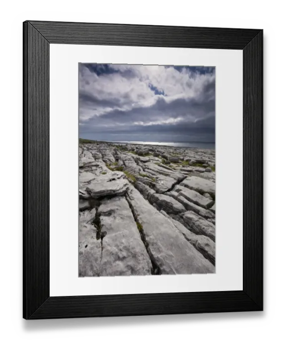 Framed Print : Republic of Ireland, County Clare, The Burren at Black Head