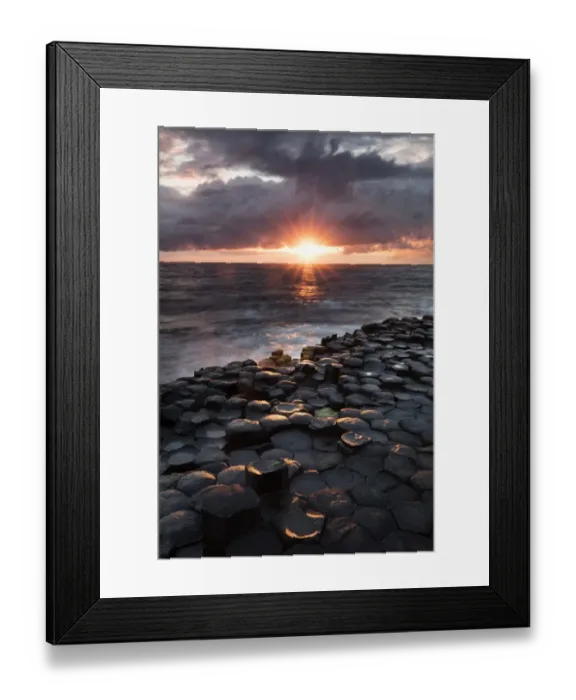Framed Print : Northern Ireland, Country Antrim, Giants Causeway