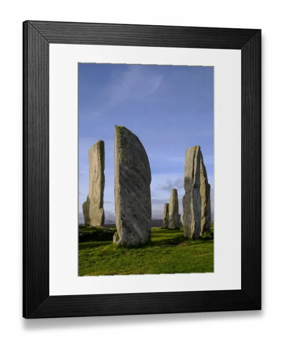 Framed Print : Scotland, The Isle of Lewis, Callanish Stone Circle