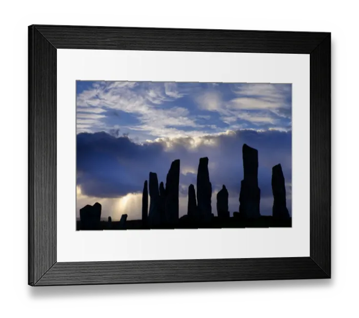Framed Print : Scotland, The Isle of Lewis, Callanish Stone Circle