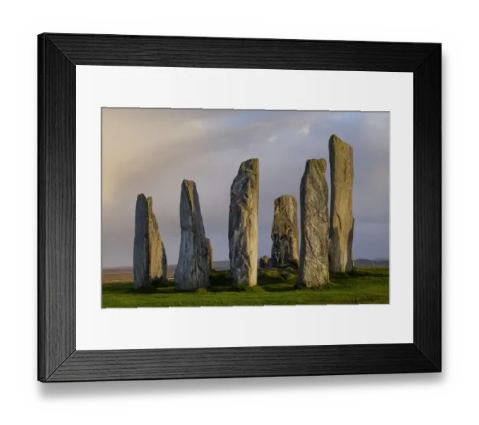 Framed Print : Scotland, The Isle of Lewis, Callanish Stone Circle