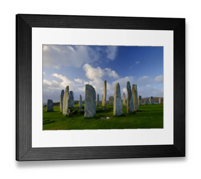 Framed Print : Scotland, The Isle of Lewis, Callanish Stone Circle