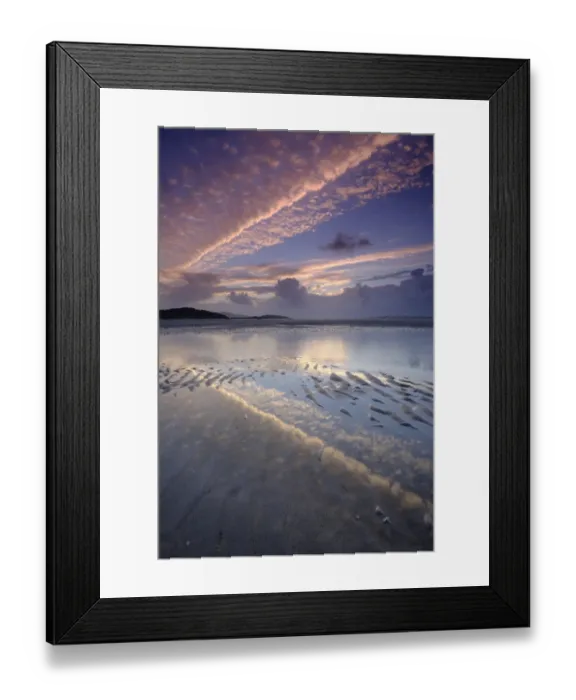 Framed Print : Scotland, The Isle of Harris, Lusketyre Bay