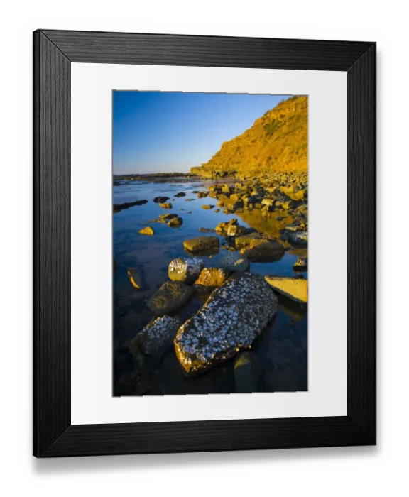 Framed Print : Australia, New South Wales, Royal National Park. Early morning light gently illuminates the picturesque coastline found at North Era, on the Royal National Park Framed Print : Australia, New South Wales, Royal National Park. Early morning light gently illuminates the picturesque coastline found at North Era, on the Royal National Park