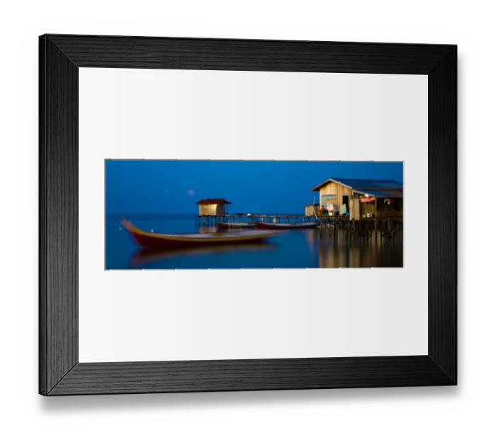 Framed Print : Sabah Malaysia, Borneo, Mabul Island. Water village on Mabul Island near Sipadan Framed Print : Sabah Malaysia, Borneo, Mabul Island. Water village on Mabul Island near Sipadan
