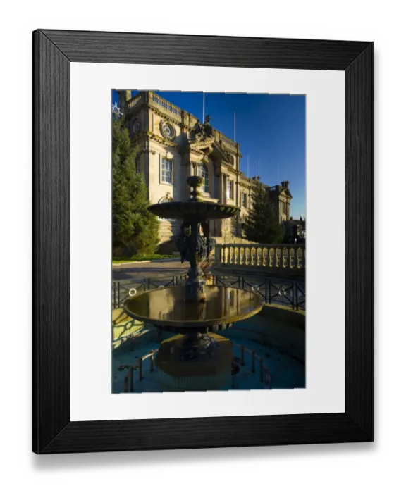 Framed Print : England, Tyne & Wear, South Shields. Ornate fountain in the grounds of the South Shields Town Hall Framed Print : England, Tyne & Wear, South Shields. Ornate fountain in the grounds of the South Shields Town Hall