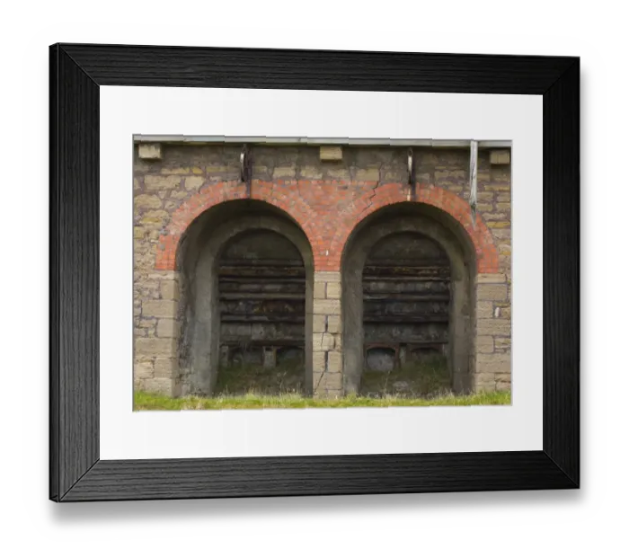 Framed Print : England, Tyne and Wear, Marsden. Marsden limekilns, built from the late 1870 s Framed Print : England, Tyne and Wear, Marsden. Marsden limekilns, built from the late 1870 s