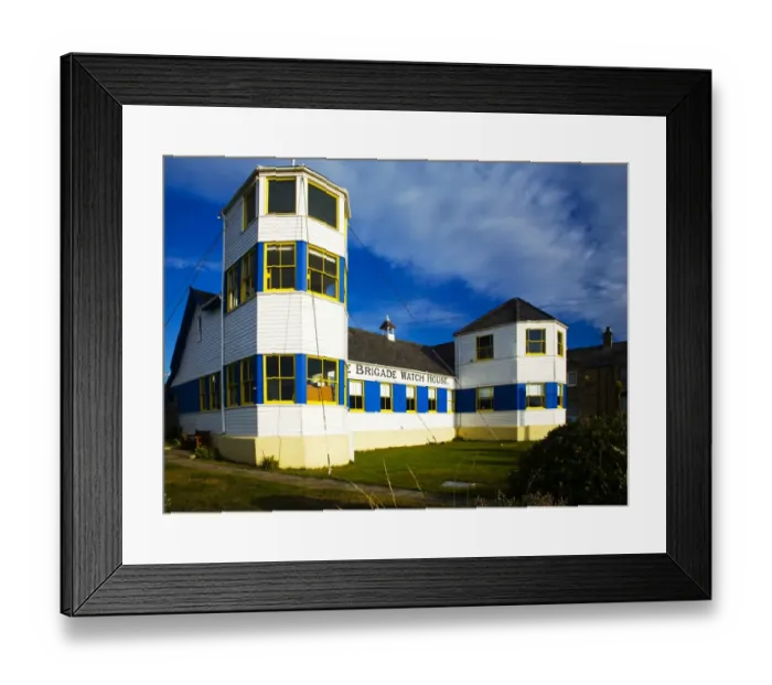 Framed Print : England, Tyne and Wear, Tynemouth Volunteer Life Brigade Watch House. The historic building of the Tynemouth Volunteer Life Brigade Watch House, now a popular museum near Framed Print : England, Tyne and Wear, Tynemouth Volunteer Life Brigade Watch House. The historic building of the Tynemouth Volunteer Life Brigade Watch House, now a popular museum near