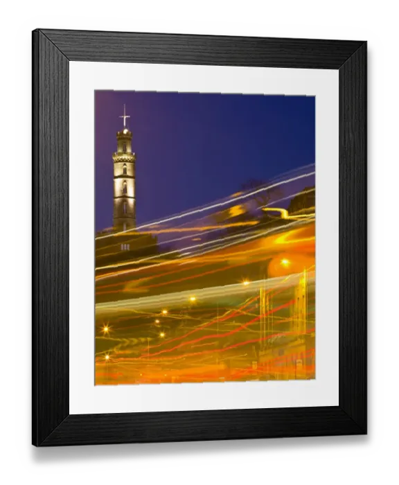 Framed Print : Scotland, Edinburgh, Waterloo Place. Busy traffic along Waterloo Place Framed Print : Scotland, Edinburgh, Waterloo Place. Busy traffic along Waterloo Place