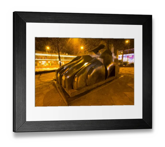 Framed Print : Scotland, Edinburgh, The Manuscript Of Monte Cassino. The Manuscript Of Monte Cassino