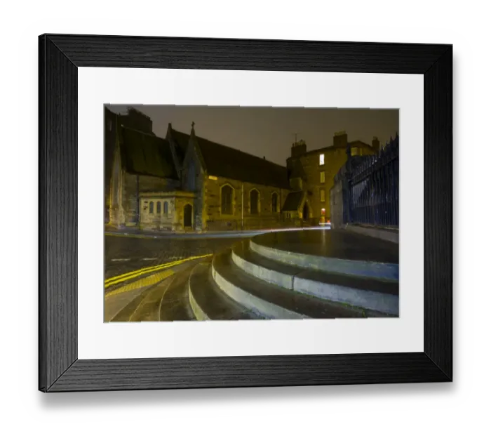 Framed Print : Scotland, Edinburgh, St Stephens Church. Grand steps forming the entrance to St Stephens Church Framed Print : Scotland, Edinburgh, St Stephens Church. Grand steps forming the entrance to St Stephens Church