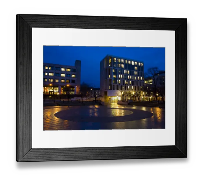 Framed Print : Scotland, Edinburgh, Edinburgh City. Bristo Square within the grounds of the University of Edinburgh