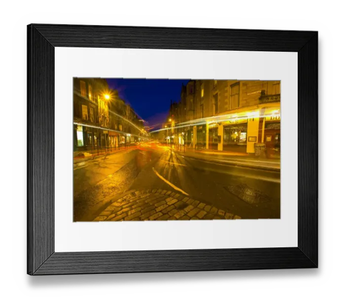 Framed Print : Scotland, Edinburgh, Edinburgh City. Forrest Road, a popular student area in the city