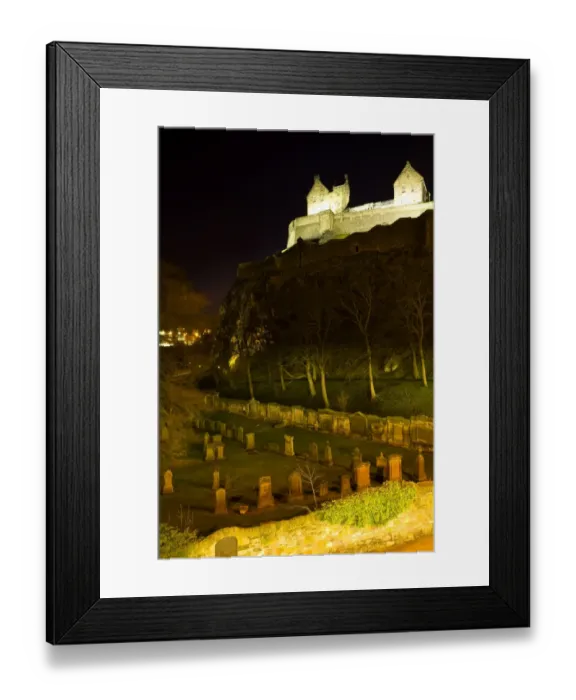 Framed Print : Scotland, Edinburgh, Edinburgh Castle. Edinburgh Castle high on Castle Rock