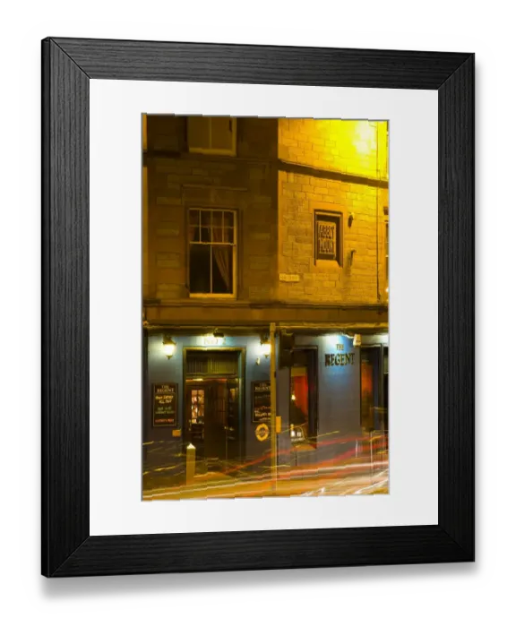 Framed Print : Scotland, Edinburgh, Edinburgh City. The Regent Public House on Abbey Mount