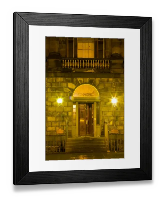 Framed Print : Scotland, Edinburgh, Charlotte Square. Designed by famous architect Robert Adams