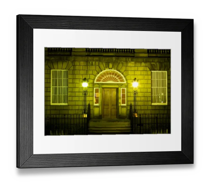 Framed Print : Scotland, Edinburgh, Bute House. Located on the north side of Charlotte Square