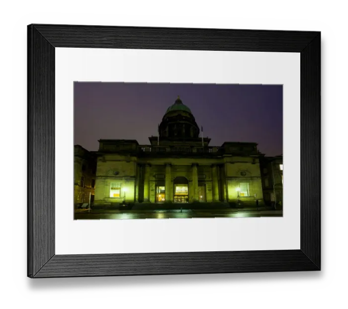 Framed Print : Scotland, Edinburgh, New Town. Originally opened as a church in 1814, the West Register House became a branch of the Scottish Record Office