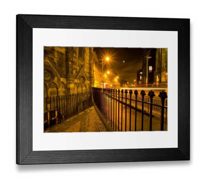 Framed Print : Scotland, Edinburgh, Old Town. St. Columbas Church, The Hub and Johnstone Terrace