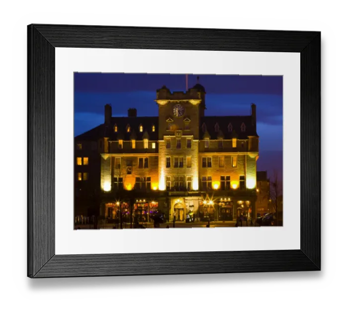 Framed Print : Scotland, Edinburgh, Leith. A stylish hotel, formally a Seamans mission