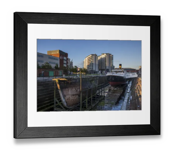 Framed Print : Northern Ireland, Belfast, Titanic Quarter Framed Print : Northern Ireland, Belfast, Titanic Quarter