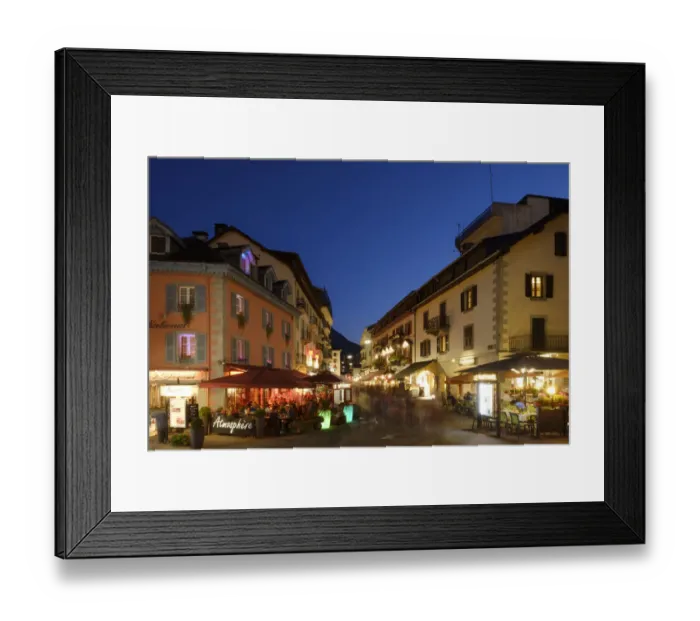 Framed Print : France, French Alps, Chamonix-Mont-Blanc
