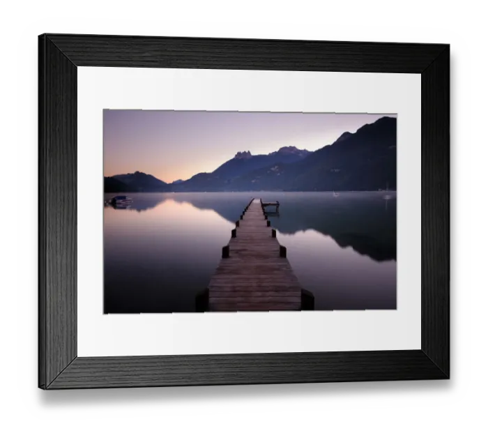 Framed Print : France, Auvergne-Rhone-Alpes, Lake Annecy