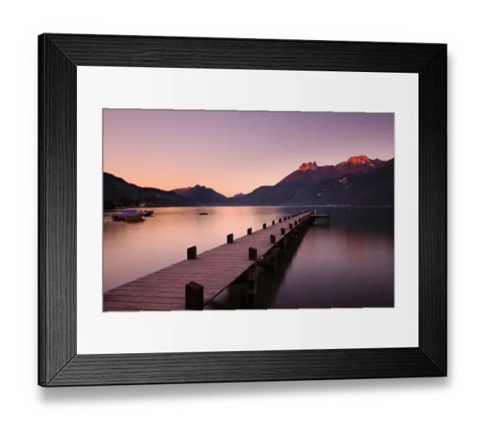 Framed Print : France, Auvergne-Rhone-Alpes, Lake Annecy