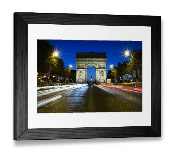 Framed Print : France, Paris, Arc de Triomphe