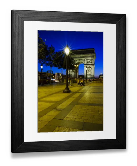 Framed Print : France, Paris, Arc de Triomphe