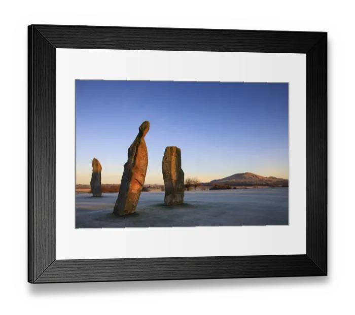 Framed Print : Scotland, Fife, Lundin Links Stone Circle