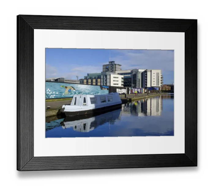 Framed Print : Scotland, Edinburgh, Union Canal