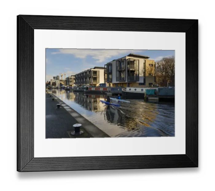Framed Print : Scotland, Edinburgh, Union Canal