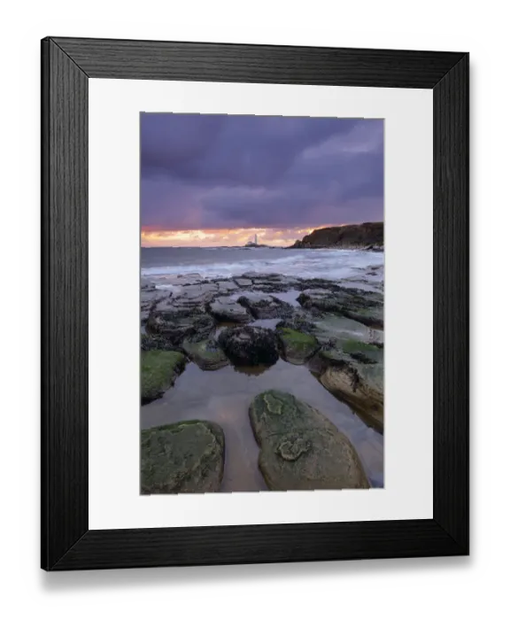 Framed Print : England, Northumberland, Old Hartley