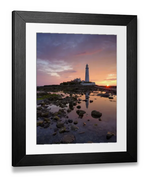 Framed Print : England, Tyne and Wear, Whitley Bay Framed Print : England, Tyne and Wear, Whitley Bay
