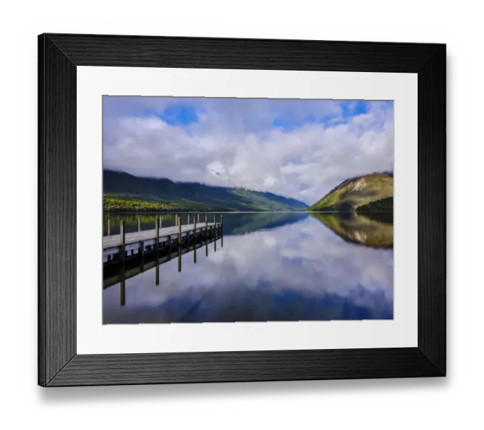 Framed Print : New Zealand, South Island, Nelson Lakes National Park