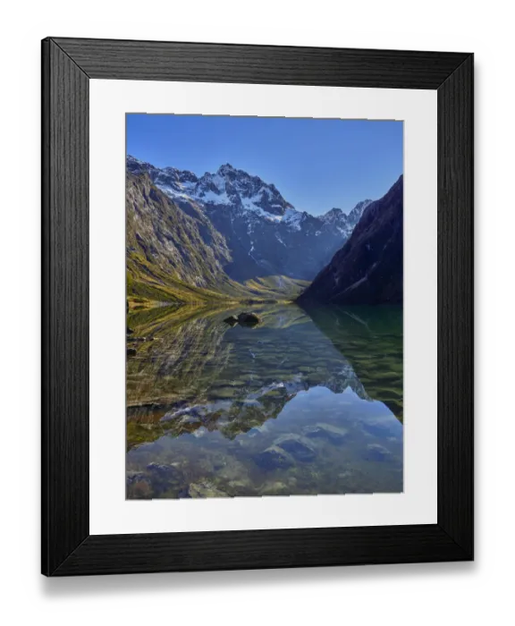 Framed Print : New Zealand, South Island, Fiordland National Park Framed Print : New Zealand, South Island, Fiordland National Park